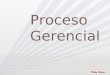 Proceso gerencial ii
