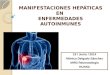 Manifestaciones hepaticas en enfermedades autoinmunes