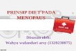 Prinsip diet pada menopaus