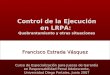 Clase sobre Control de la Ejecución en Responsabilidad Penal Adolescente FRANCISCO ESTRADA Chile