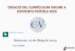 Presentació portals online cv