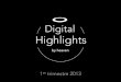 [heaven] Digital highlights by heaven #2 (1er trimestre 2013)