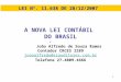 A nova lei contábil no Brasil - João Alfredo