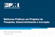 Gerenciamento de Projetos de PD&I - Pesquisa, Desenvolvimento e Inovação