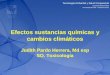 Efectos Sustancias Quimica y Cambio Climatico Dra. Judith Pardo h