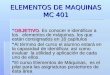 MC401 - Elementos de Maquina - Clases de todo el Ciclo