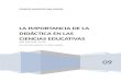 La Import an CIA de La Didactica en Las Ciencias Educativas
