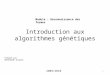Introduction aux algorithmes génétiques