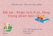 Doanthilien.phan Tich P2O5 Tong Trong Phan Bon Vo Co