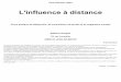 Jagot Paul-Clement - L Influence a Distance