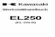 Werkstatthandbuch Kawasaki EL 250 (B) Eliminator (German)