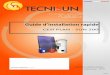TECNISUN CESI SUN200 Guide d'Installation 181110
