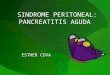 pancreatitis sindrome peritoneal