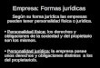 Powerpoint Economia : Empresa y su forma jurídica