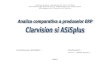 Analiza Comparativa a Produselor ERP Clarvision&ASiSplus
