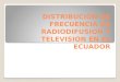 Distribucion de Frecuencia de Radiodifusion y Television En