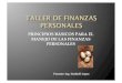 Presentación Taller Finanzas Personales
