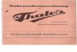 Thales Gebrauchsanweisung_1938