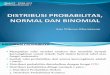 20301100 Statistika Ekonomi I Distribusi Probabilitas Normal Dan Binomial