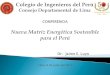 Nueva Matriz Energética Sostenible para el Peru-CIP-J.E. Luyo- 06 junio 2012