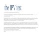 The Ipv Test