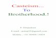 சாதீயதிலிருந்து சகோதரத்துவம் வரை Casteism To Brotherhood