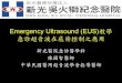 Emergency Ultrasound (EUS)教學_急診超音波在感染控制之應用_講義
