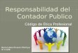 11396 Presentacion de Responsabilidad Del Contador CODIGO de ETICA