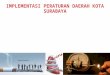 Hasil Penelitian Implementasi Perda Kota Surabaya No. 5 Tahun 2008