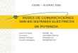 REDES DE COMUNICACION SDH EN SISTEMAS ELÉCTRICOS de POTENCIA