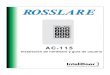 Rosslare AC-115 Manual (Espanol)