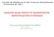Analyse Qualitative Et Quantitative s3