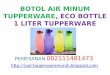 Botol Air Minum Tupperware, Eco Bottle 1 Liter Tupperware