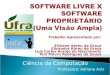 Software livre x software proprietário