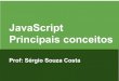 JavaScript - Principais conceitos
