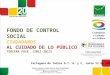 Fondo de control social: ciudadanos al cuidado de lo público en Cartagena