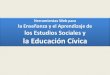Herramientas Web 2.0 para la Enseñanza y el Aprendizaje de los Estudios Sociales y la Educación Cívica