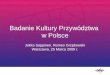 Badanie Kultury Przywództwa w Polsce