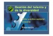 PresentacióN GestióN Del Talento Y De La Diversidad
