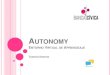 Autonomy - Tutorial del alumno