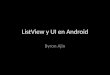 List view y UI en Android