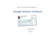 Como crear perfil de investigador en Google Scholar Citations
