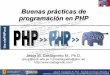 Buenas Prácticas de Programación en PHP