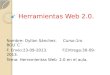 Herramientas web 2.0 precentacioin power point dyllan sanchez