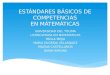 Estándares básicos de competencias de matematicas