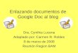Enlazando Documentos De Google Doc Al Blog