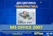 6 Plus Presentation - MS Office/Word