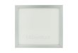 Stříbrný závěsný LED panel 300 x 300mm 18W teplá bílá 3500K
