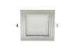 Stříbrný LED panel 155 x 155 mm 15W teplá bílá 3500K