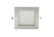 Stříbrný LED panel 120 x 120 mm 6W teplá bílá 3500K